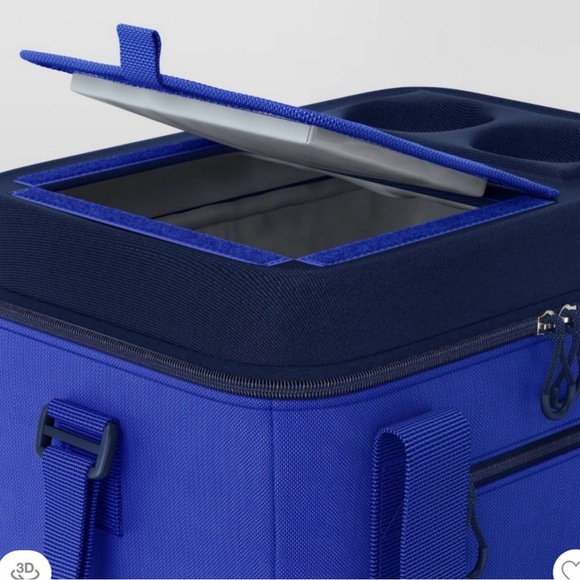 24 Cans/ 9qt Soft-Sided Cooler - Sun
Squad Blue new - Picture 3 of 5